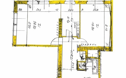 IHRE CHANCE FÜR DEN 5., NÄHE SCHLOSS-QUADRAT +TOP-ZUSTAND: 2-ZIMMER-CITY-WOHNUNG+EXTRA KÜCHE
