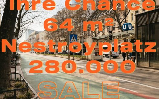 IHRE CHANCE FÜR DEN 2., NESTROY-PLATZ-NÄHE U1, URANIA-NÄHE, 2-ZIMMER-CITY-WOHNUNG +RUHELAGE