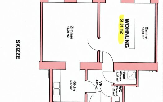 IHRE CHANCE FÜR DEN 2., ELDERSCH-PLATZ-NÄHE U2, WU-NÄHE, 2-ZIMMER-CITY-WOHNUNG +RUHELAGE